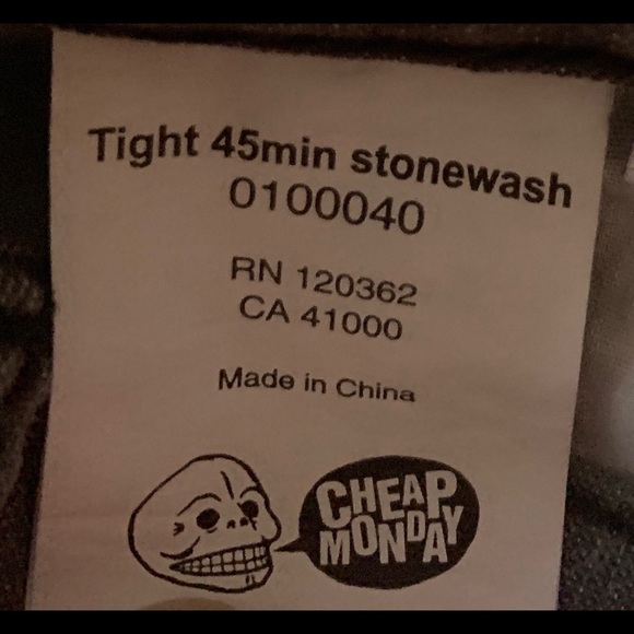 Cheap Monday Stonewash jeans - Picture 5 of 5